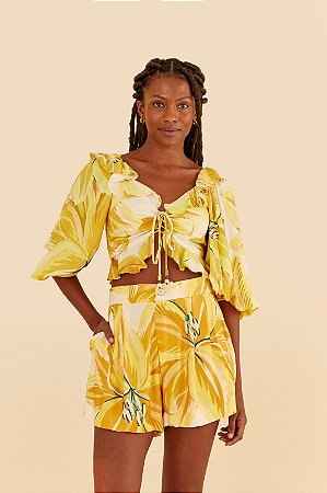 Short Maxi Azaleia Off White FARM