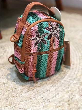 MINI MOCHILA BOROGODÓ HONOLULU CARIOCA ARTESANAL FARM