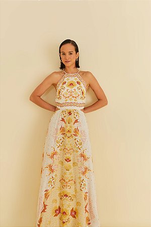 VESTIDO CROPPED COSTA DOS CORAIS FARM