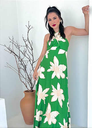 VESTIDO ESTAMPA TROPICOS-MARIA FILÓ