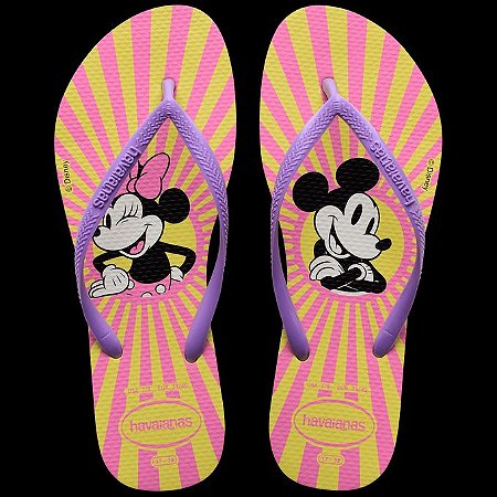 CHINELO HAVAIANAS SLIM DISNEY AMARELO