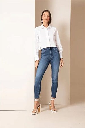 Calça Jeans Skinny Lav. Média Denim