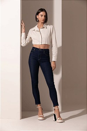 Calça Jeans Skinny Amaciada Denim