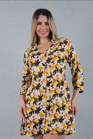 VESTIDO CAMISA LIMÃO SICILIANO-BLESSEDSCS-EG