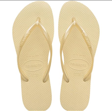 Sandálias Havaianas Slim Buttercream