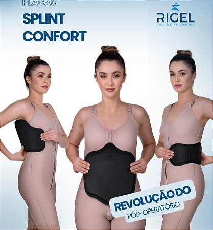 Kit Placas Pós Cirúrgicas Abdominal Splint Confort - Rigel