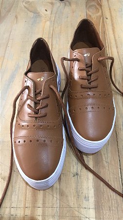 Tênis Sapatenis Em Couro Mr Cat