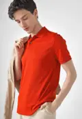 CAMISA POLO BANANA REPUBLIC  LARANJA