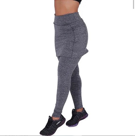 Legging Saia Moda Feminina Evangélica Fitness.