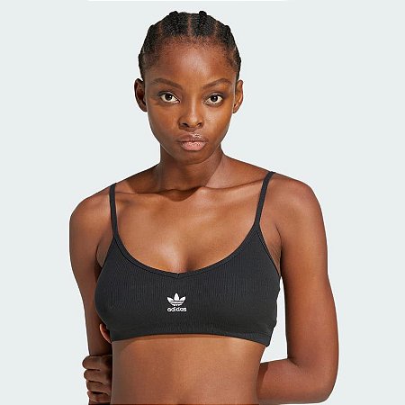 TOP BRALETTE CANELADO ESSENTIALS ADIDAS