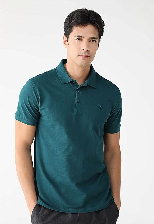 Camisa polo Verde Militar - Dudalina