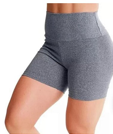 Short Suplex Academia Fitness Legging - Cinza - Grosso