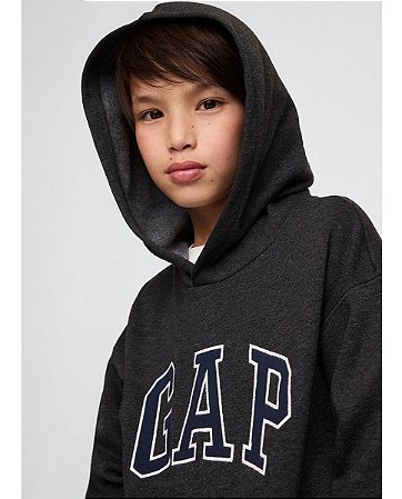 Blusa Infantil de Moletom Gap Azul-Marinho 12 a 14 anos