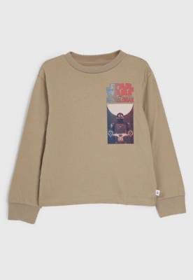 Camiseta GAP Star Wars Bege Kids