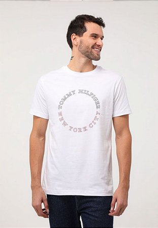 Camiseta Tommy Hilfiger NYC Branca