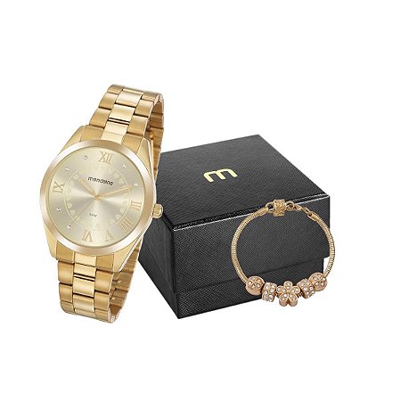 Relógio Mondaine Feminino 53918LPMGDE1K1 + pulseira
