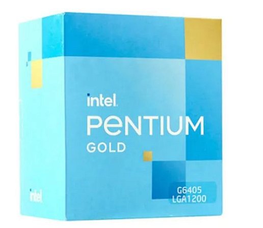 PROCESSADOR INTEL PENTIUM GOLD G6405 4.1GHZ 4MB 1200 10ª GERACAO