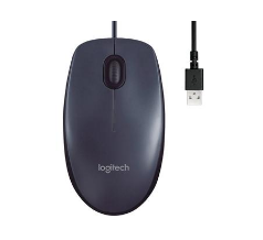 MOUSE OPTICO COM FIO M90 PRETO LOGITECH