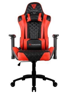 CADEIRA GAMER THURNDERX3 TGC12 PRETA/VERMELHA