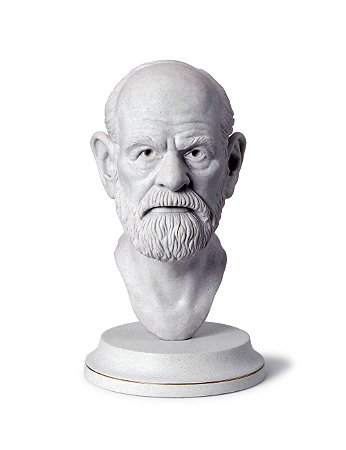 Sigmund Freud | Escultura | Busto | Pai da Psicanálise | decoração, busto, presente, psicólogo | Escultor André Waiga