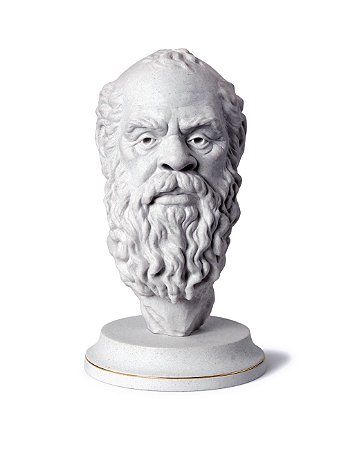 Sócrates | Escultura | Busto | Filósofo Grego | decoração, busto, presente, filosofia, arte original | Escultor André Waiga