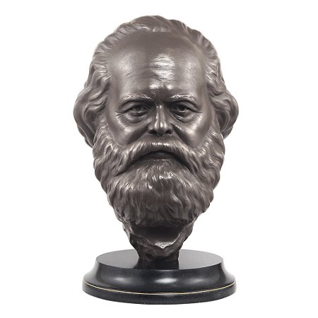 Karl Marx | Escultura | Busto | Filósofo | decoração, presente, filosofia, arte original | Escultor André Waiga
