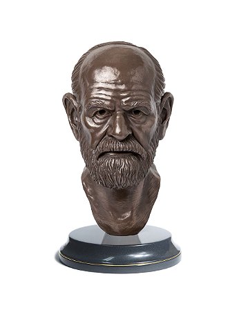 Sigmund Freud | Escultura | Busto | Pai da Psicanálise | decoração, busto, presente, psicólogo | Escultor André Waiga