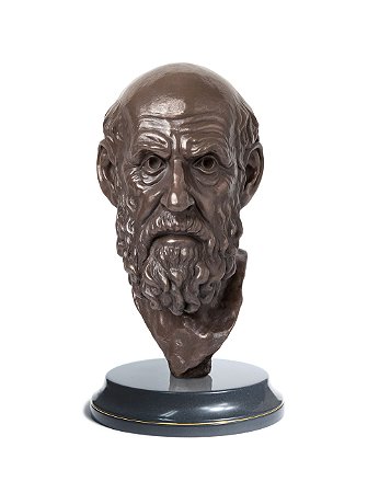 Hipócrates | Escultura | Busto | Pai da medicina | decoração, busto, presente, médico | Escultor André Waiga