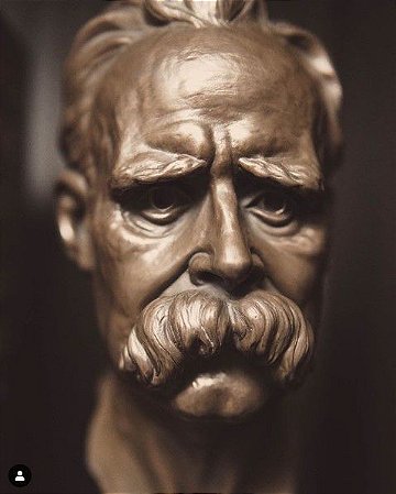 Friedrich Nietzsche Escultura Busto Fil sofo Alem o Decora o friedrich-nietzsche-escultura-busto-fil-sofo-alem-o-decora-o