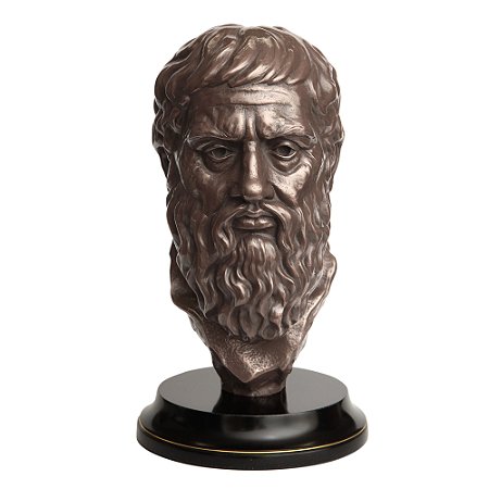 Platão | Escultura | Busto | Filósofo | decoração, presente, filosofia, arte original | Escultor André Waiga