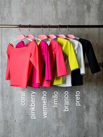 Blusa Tomara que Caia Manga 3/4 Dream