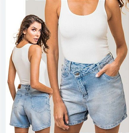 Shorts Cós Assimétrico