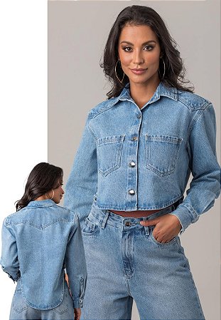 Camisa Cropped Mullet
