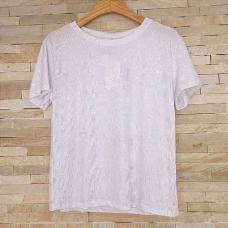 Camiseta Básica Gliter Points