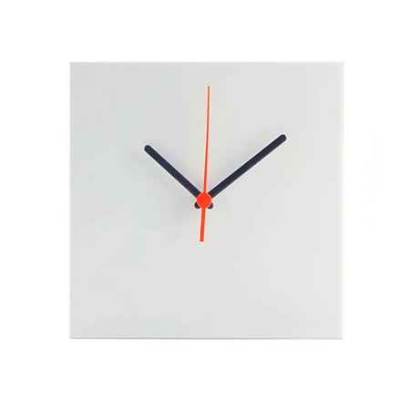 Relógio azulejo eliane premium para sublimação - Branco
