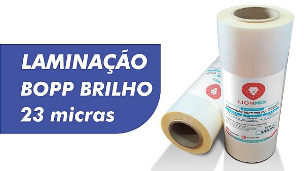 Bopp Para Laminação Brilho 23 Micras Lion Mix Papéis Para Impressão Digital 0234