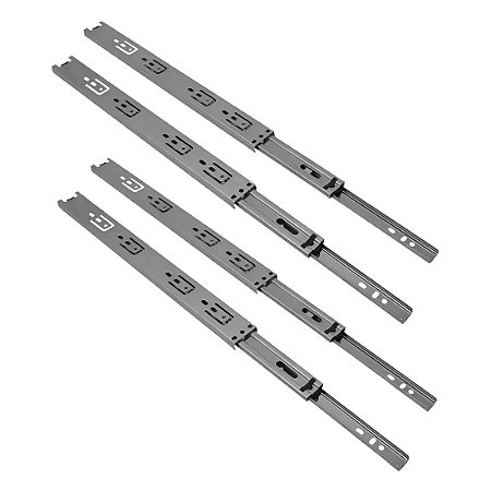 Kit 2 pares Corrediça telescópica Abraplac master 45x450 mm larga