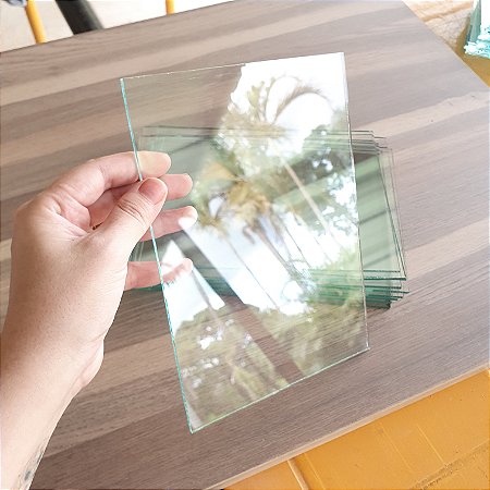 Kit 10 vidros para porta retrato 15x21 3mm alta qualidade