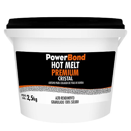 Cola fita de borda Power Bond Cristal Hot Melt PREMIUM
