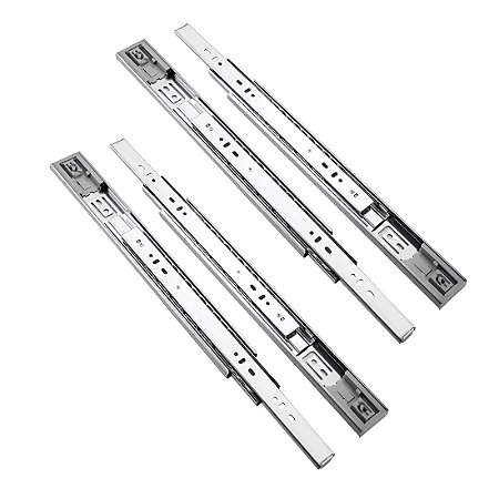 Kit 2 pares Corrediça telescópica GSP push to open 55x450 mm