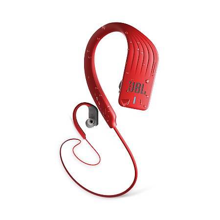 Fone de Ouvido sem Fio Intra-Auricular À Prova D'Água Esportivo Bluetooth Vermelho - Endurance Sprint - JBL