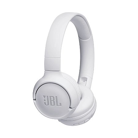 Headphone sem Fio On-Ear Pure Bass com Microfone Embutido Bluetooth Branco - T500BT - JBL