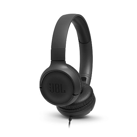 Headphone Pure Bass com Microfone Integrado P3 Preto - Tune 500 - JBL