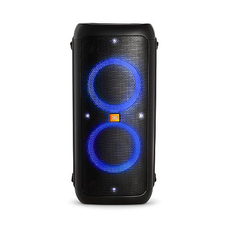 Caixa de Som Portátil com Led 200W True Wireless e Função Karaokê Bluetooth Preto - PartyBox 300 - JBL