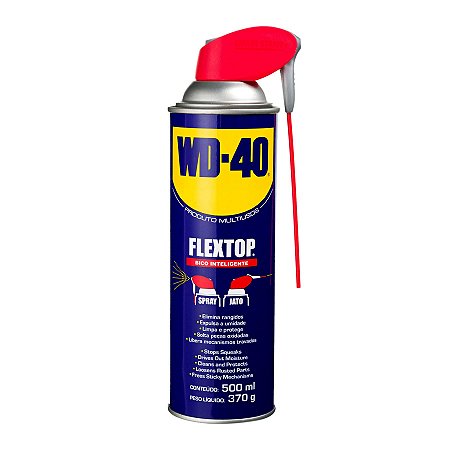 Lubrificante Desengripante Multiuso Spray FlexTop 500ml WD-40