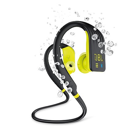 Fone de Ouvido Esportivo JBL Endurance Dive À Prova D'água Bluetooth Preto  e Amarelo - MULTIFAST