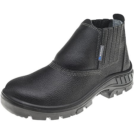 Bota de Couro Cano Curto Preta - 95B19 BP - Marluvas - MULTIFAST