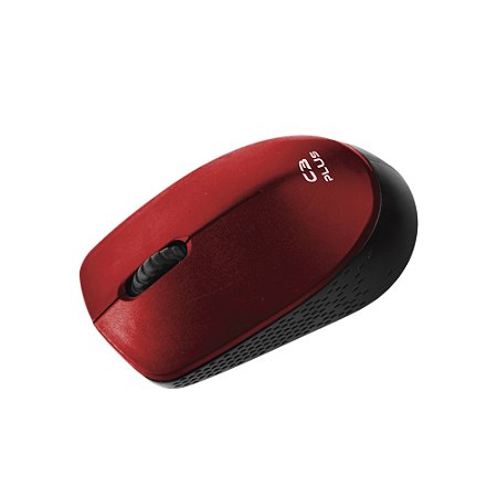 Mouse sem Fio C3Plus M-W17RD 1000 Dpi - Vermelho - MULTIFAST