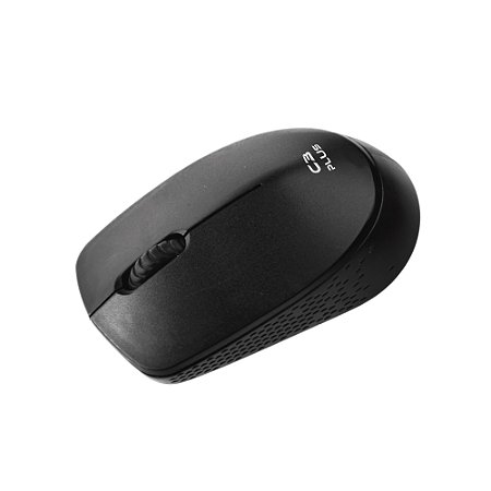 Mouse Sem Fio e 3 Botões USB 1000Dpi Preto - M-W17BK 302021750100 - C3Plus