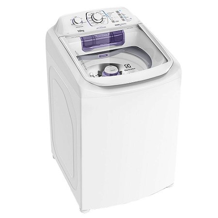 Máquina de Lavar Electrolux 12Kg com Dispenser Autolimpante e Cesto Inox LAC12 Branca - 127V
